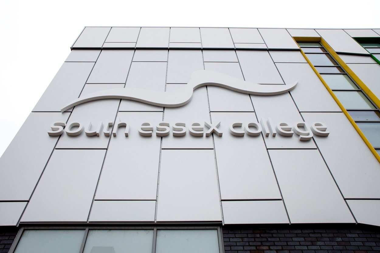 The exterior of the Thurrock campus of South Essex College, which was built by Skanska