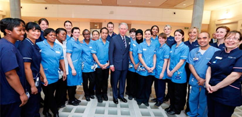 His Royal Highness The Prince of Wales and The Duchess of Cornwall meet with patients and staff at The University College Hospital Macmillan Cancer Centre His Royal Highness The Prince of Wales and The Duchess of Cornwall meet with patients and staff at The University College Hospital Macmillan Cancer Centre