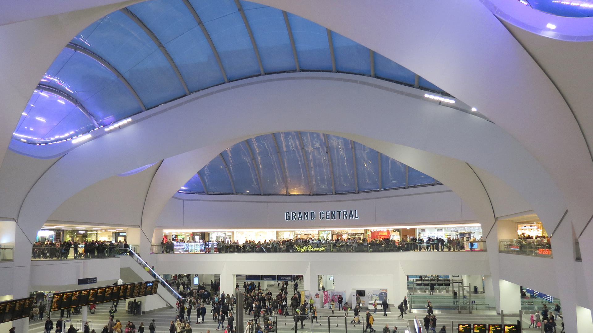 Birmingham New Street Station Curved Ceilings Www Skanska